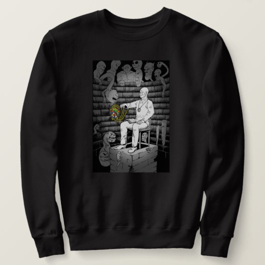 Würfelmagie mit Monstern Sweatshirt (Design vorne)