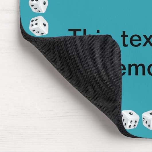 Würfelmatte Mousepad (Ecke)