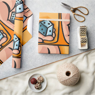 Würfeln Geschenkpapier