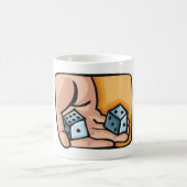 Würfeln Kaffeetasse (Mittel)