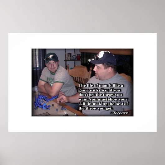 würfeln poster (Vorne)