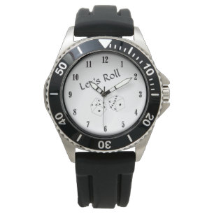 Würfeln wir mit schwarzen Zahlen Armbanduhr