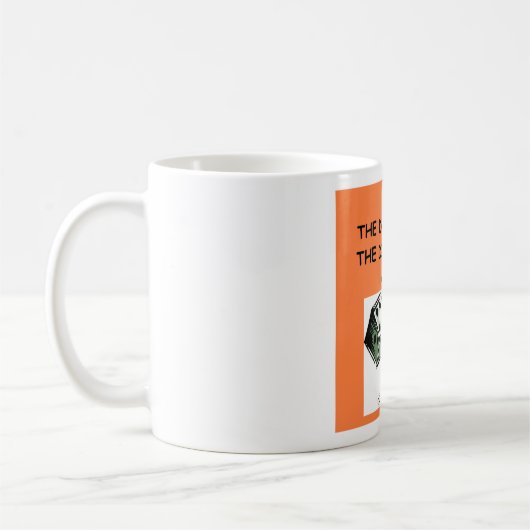 Würfelwitz Kaffeetasse (Links)