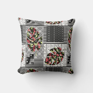 Wurfkissen Abstract Patchwork Quilting Quilt Retro Kissen