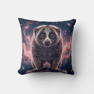 Wurfkissen Celestial Loris – Kosmische Nebel-Kunst Kissen