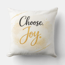 Wurfkissen "Choose Joy"