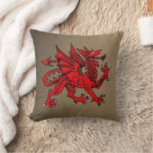Wurfkissen Drache Kissen (Decke)