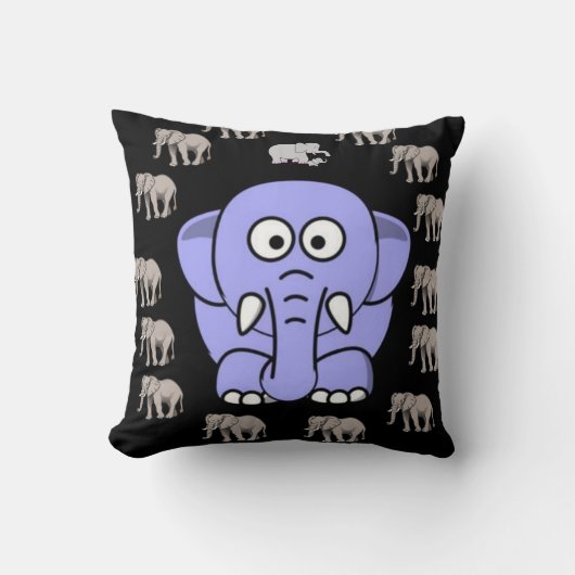 Wurfkissen Elefant Kissen (Vorderseite)