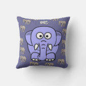 Wurfkissen Elefant Kissen (Rückseite)