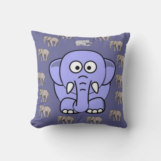 Wurfkissen Elefant Kissen (Vorderseite)