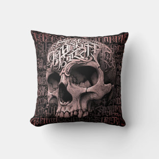 Wurfkissen Gothic-Stammes-Schädel Kissen