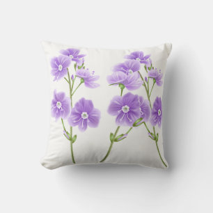 Wurfkissen-Lila Wildblumen Kissen