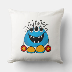 Wurfkissen - Locken Monster Kissen