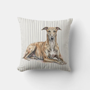 Wurfkissen mit Greyhound-Hund Kissen