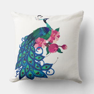Wurfkissen-Pfau Kissen