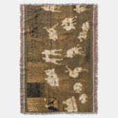 "Wurfs" Decke (Vorderseite Vertikal)