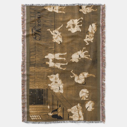 "Wurfs" Decke (Vorderseite Vertikal)