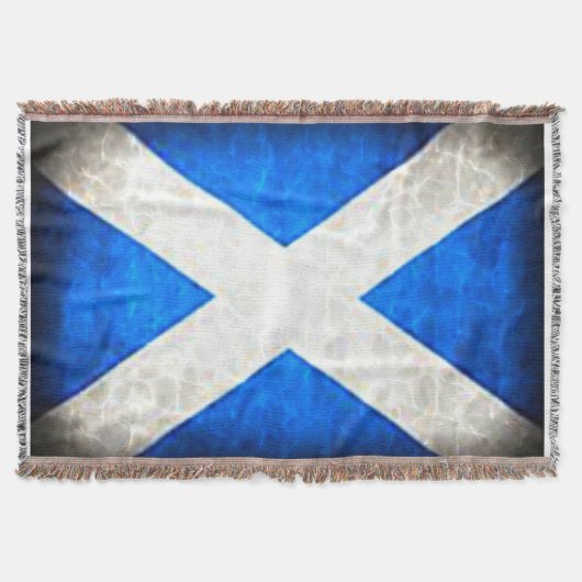 Wurfs-Decke. Flagge von Schottland Decke (Vorderseite)