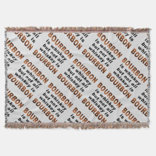 WURFS-DECKE - nicht aller Whisky ist BOURBON! Decke