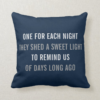 Wurfs-Dekor-Kissen Chanukkas umschaltbares - Kissen