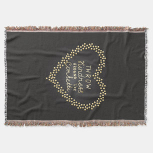 Wurfs-Güte mag herum Confetti Decke