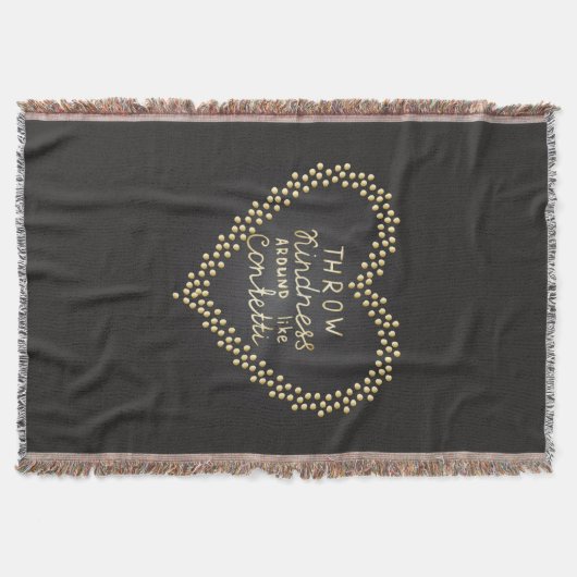 Wurfs-Güte mag herum Confetti Decke (Vorderseite)