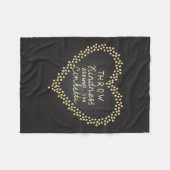 Wurfs-Güte mag herum Confetti Fleecedecke (Vorderseite (Horizontal))