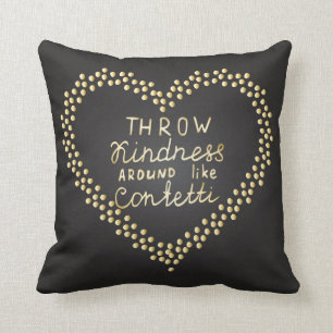 Wurfs-Güte mag herum Confetti Kissen
