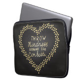 Wurfs-Güte mag herum Confetti Laptopschutzhülle (Vorderseite Links)