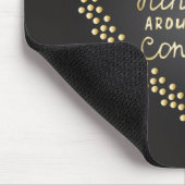 Wurfs-Güte mag herum Confetti Mousepad (Ecke)