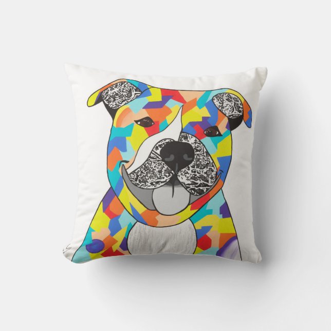 Wurfs-Kissen 41 cm x 41 cm Kissen (Vorderseite)