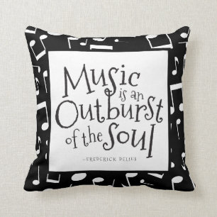 Wurfs-Kissen-Geschenk Musik-Zitat-Frederic Delius Kissen