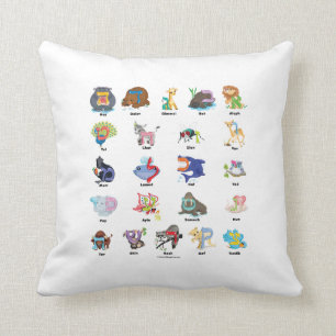 Wurfs-Kissen Hebräer Aleph Wetten-(Alphabet) Kissen