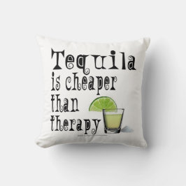 WURFS-KISSEN, TEQUILA IST BILLIGER ALS THERAPIE KISSEN