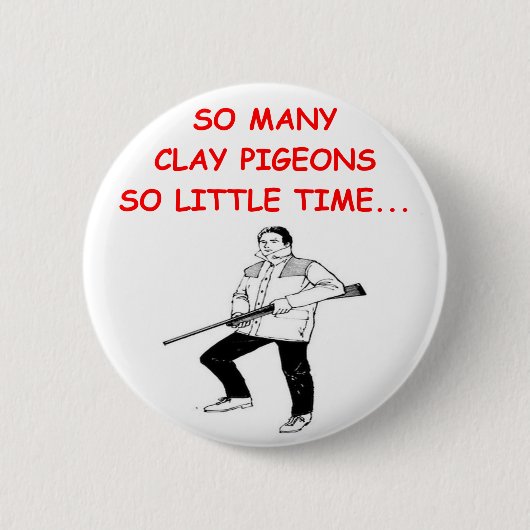 Wurfscheibenschießen Button (Vorderseite)