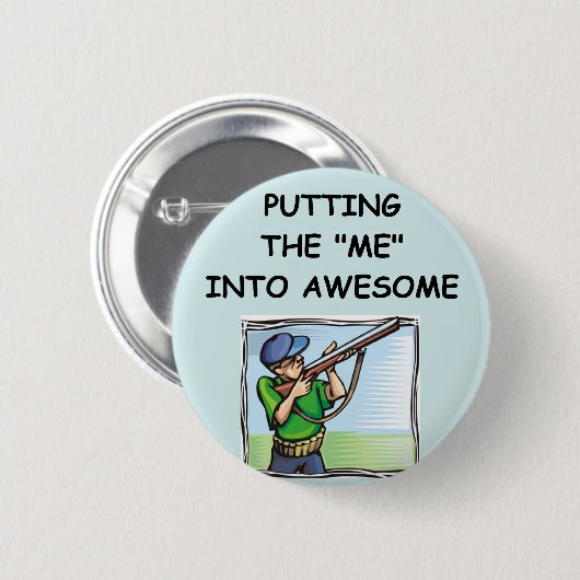 Wurfscheibenschießen Button (Vorne & Hinten)
