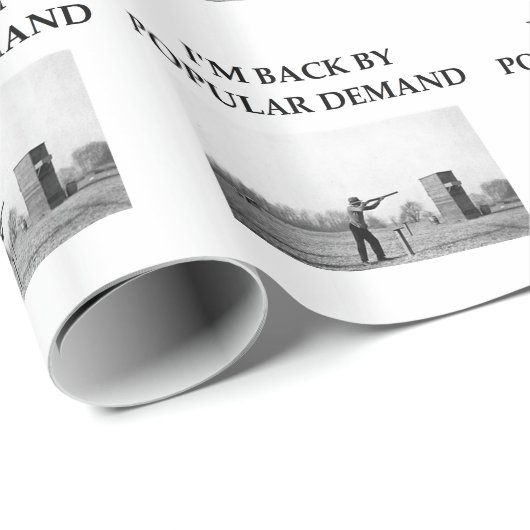 WURFSCHEIBENSCHIESSEN GESCHENKPAPIER (Rolleneckpunkt)