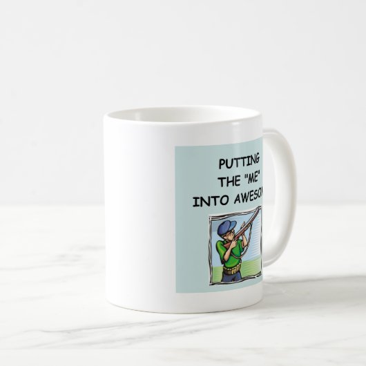 Wurfscheibenschießen Kaffeetasse (VorderseiteRechts)