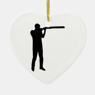 Wurfscheibenschießen Keramik Ornament
