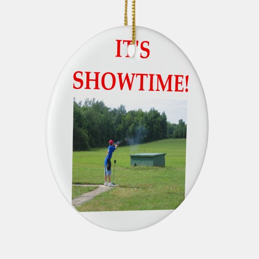 Wurfscheibenschießen Keramikornament (Rechts)