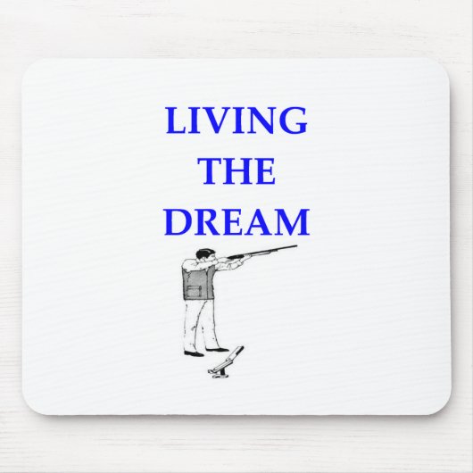 Wurfscheibenschießen Mousepad (Vorne)