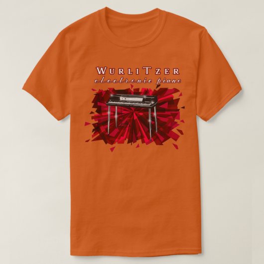 Wurlitzer Electric Piano Design der 70er Jahre  T-Shirt (Design vorne)