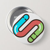 Wurm Button (Vorne & Hinten)