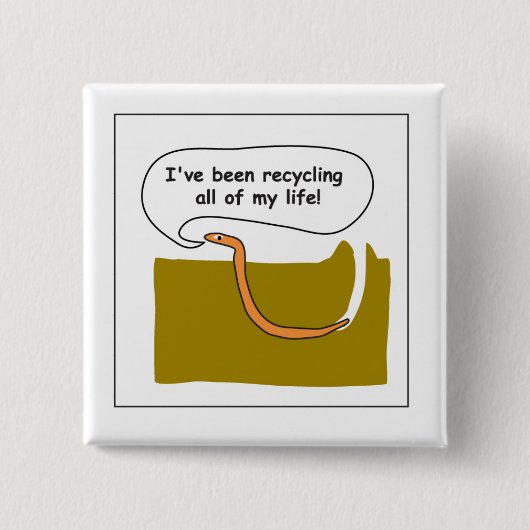 Wurm Button (Vorderseite)