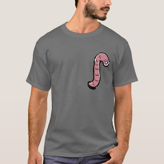 Wurm doppelseitig T-Shirt (Vorderseite)