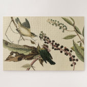 Wurm frisst Warbler - Audubons Vögel in Amerika Puzzle (Horizontal)