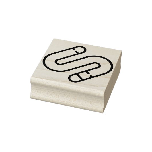 Wurm Gummistempel (Stempel)