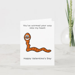 Wurm in meinem Herzen, Glücklicher Valentinstag Karte