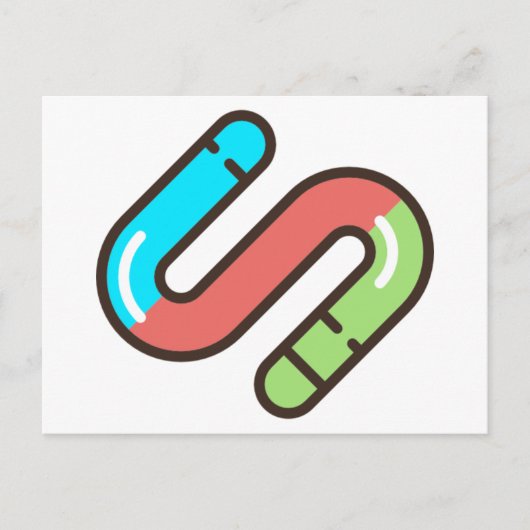 Wurm Postkarte (Vorderseite)