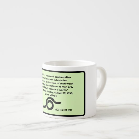 Wurm Salem Hexe Tasse (Vorderseite Rechts)